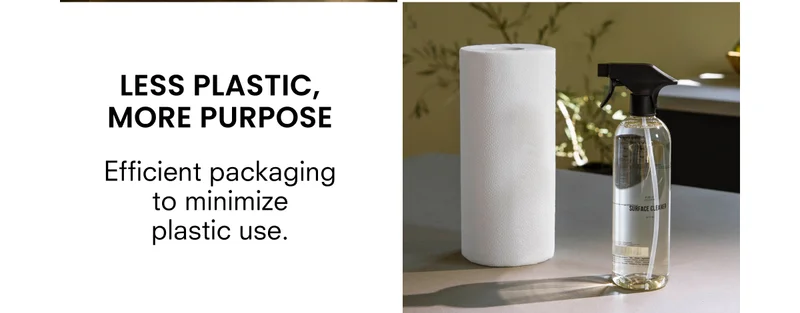 Less plastic, more purpose