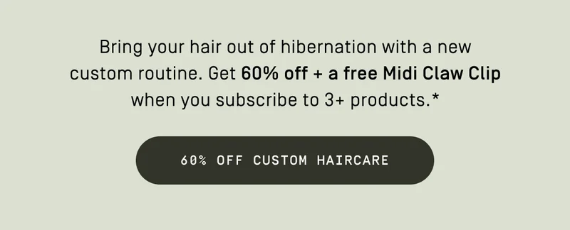 60% off custom haircare