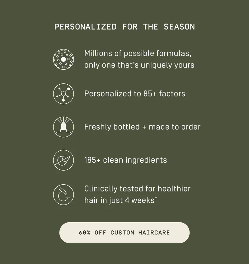 Personalized for the season