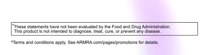 FDA disclaimer stating the product is not intended to diagnose, treat, cure, or prevent disease.