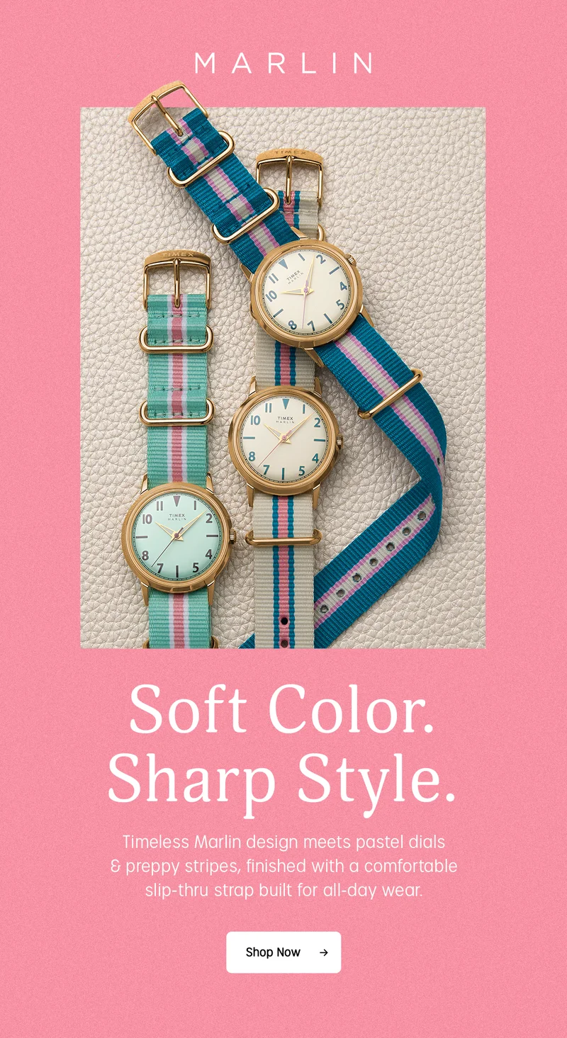 Shop Now (Marlin Pastels) - Timex