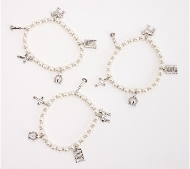 Set of 3 "Oh Come Let Us Adore Him" Bracelets by Valerie