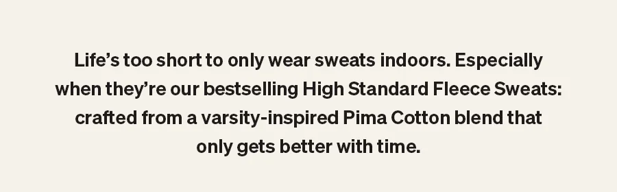 New in High Standard Fleece Collection