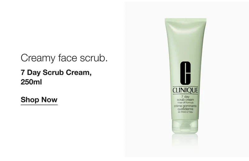 Creamy face scrub. | 7 Day Scrub Cream, 250ml | Shop Now