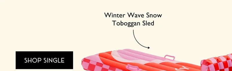 Winter Wave Snow Toboggan Sled - SHOP SINGLE