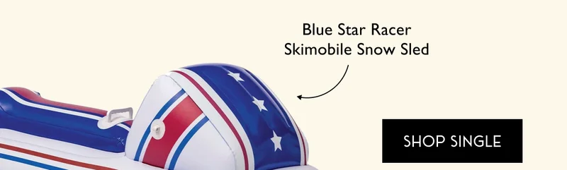 Blue Star Racer Skimobile Snow Sled - SHOP SINGLE