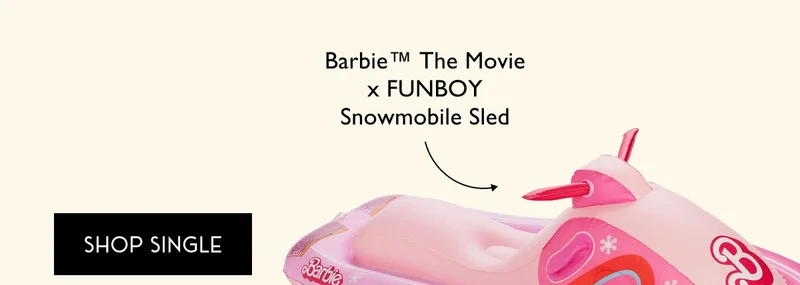 Barbie™ The Movie x FUNBOY Snowmobile Sled - SHOP SINGLE