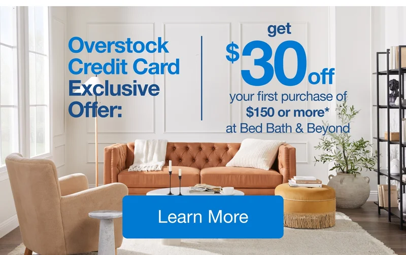 Credit Card Exclusive Offer — $30 Off $150 or more!