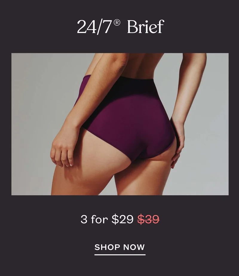 24/7® Brief 3 for $29. SHOP NOW.