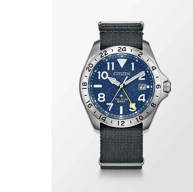 Promaster Land GMT Navy Dial Nylon Strap BJ7150-09L