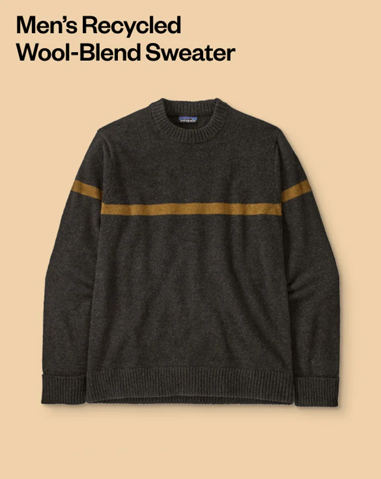 Men’s Recycled Wool-Blend Sweater