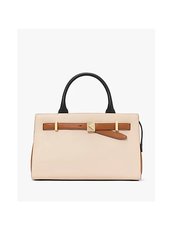 Deco Colorblocked Medium Satchel