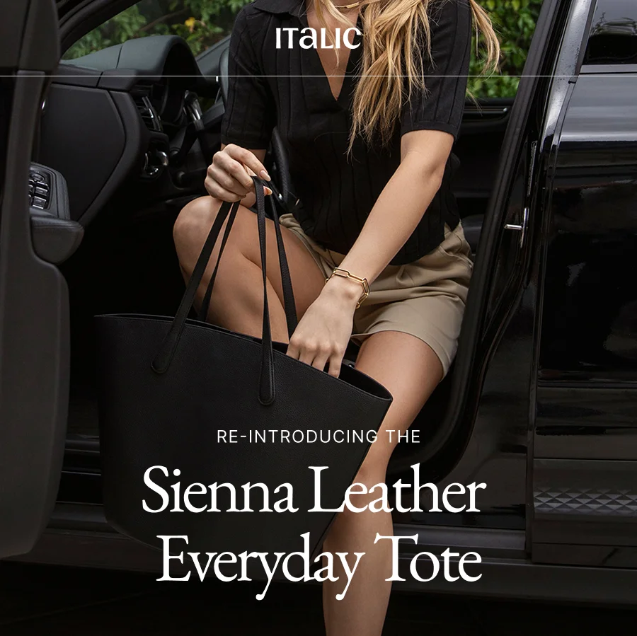 RE-introducing the Sienna Leather  Everyday Tote