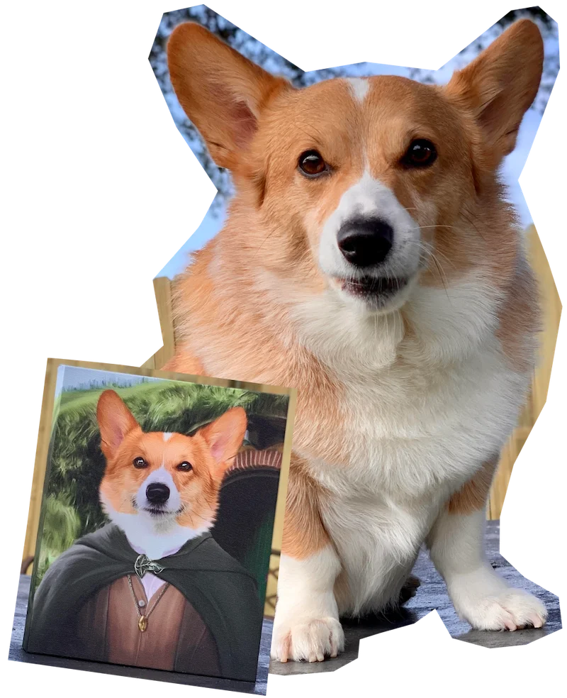 The Ringbearer Corgi Portrait