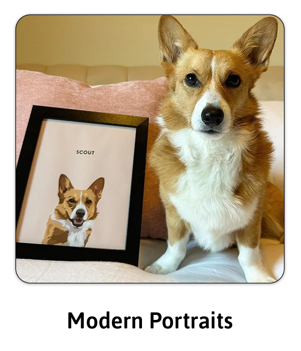 Shop Modern Pet Portraits