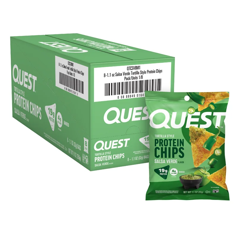 Image of Salsa Verde Tortilla Style Protein Chips