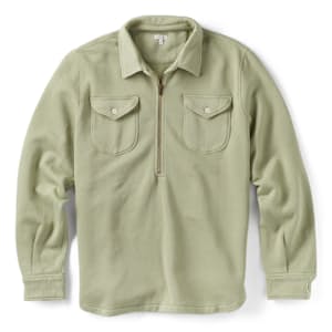 Half Zip Collared Sweatshirt