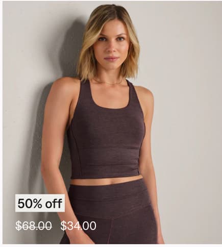 Heather Revive™ Longline Bra