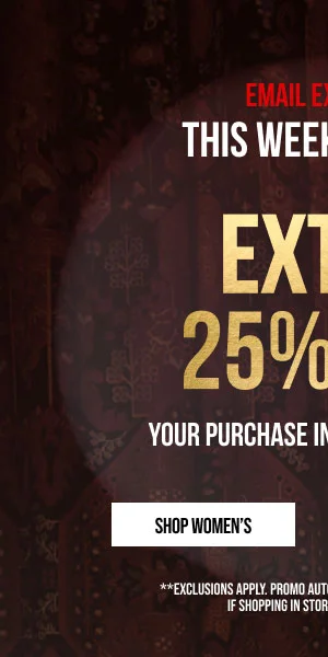 Extra 25% off Shop Women's