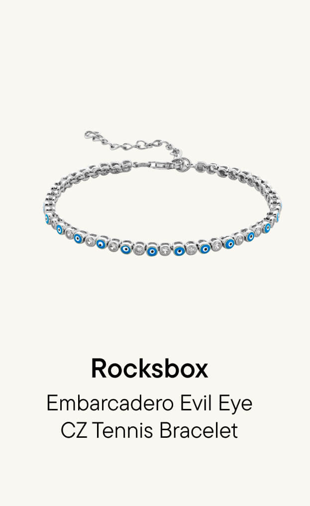 Embarcadero Evil Eye CZ Tennis Bracelet