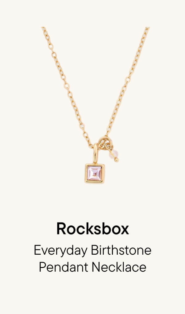 Everyday Birthstone Pendant Necklace