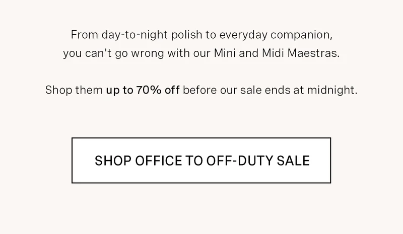 Office to Off-Duty Sale