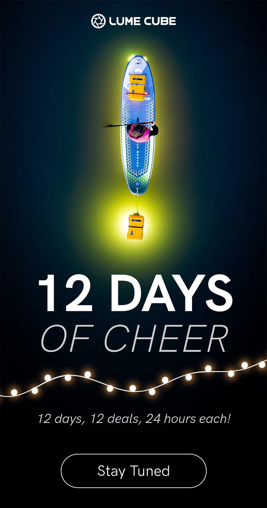 Stay tuned for our 12 Days of Cheer event. 12 days, 12 deals, 24 hours each!