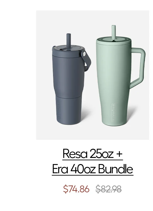 Resa 25oz + Era 40oz Bundle | Nightfall Blue & Sage $74.86
