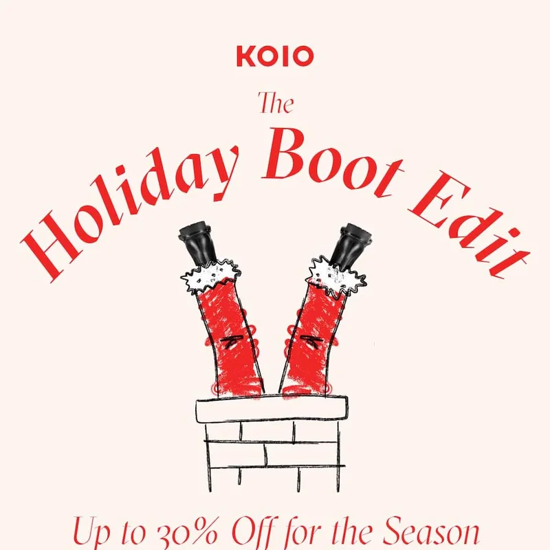 KOIO The Holiday Boot Edit Up to 30% Off for the Season