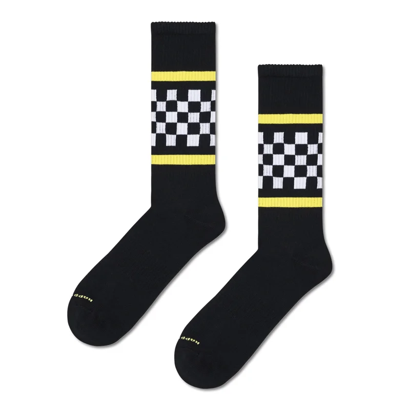 Checked Stripe Sneaker Sock