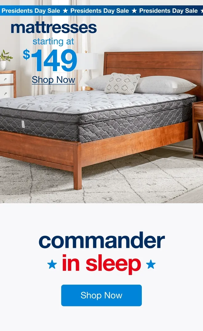 Mattresses Starting at $149 — Shop Now!