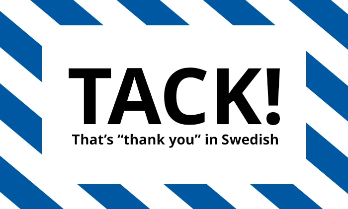 TACK! That's