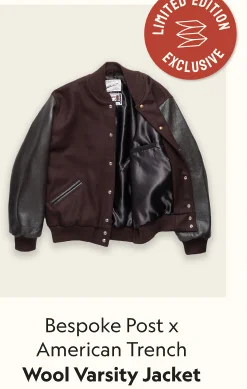 Bespoke Post x American Trench Wool Varsity Jacket
