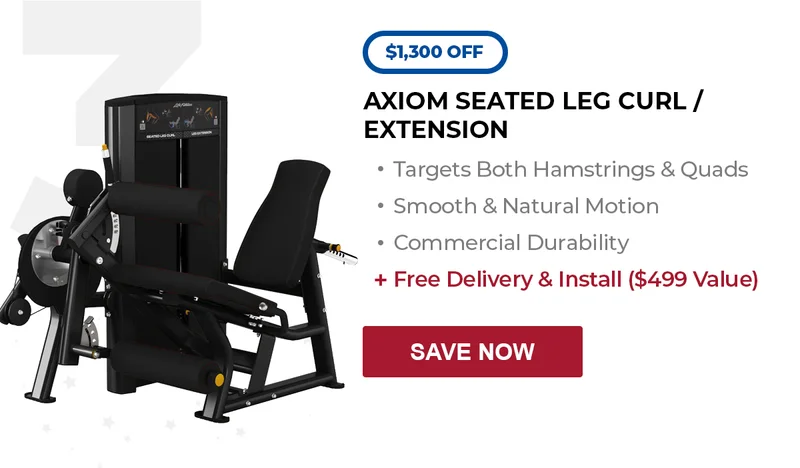 Axiom Seated Leg Curl/ Extension  Up to $1300 Off
