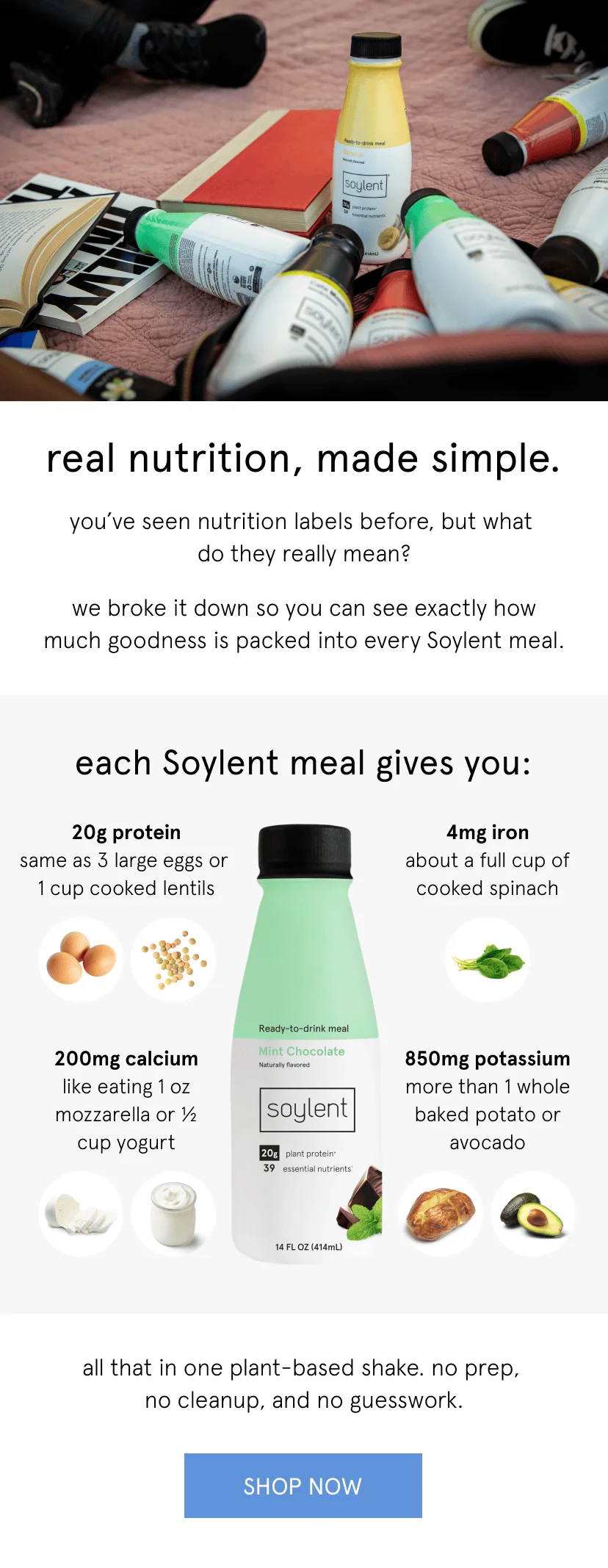 inside each Soylent