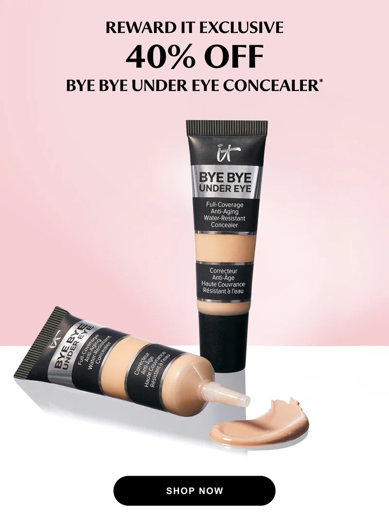 REWARD IT EXCLUSIVE 40% OFF BYE BYE UNDER EYE CONCEALER*