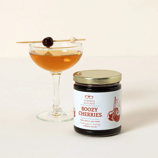 Boozy Whiskey Cocktail Cherries