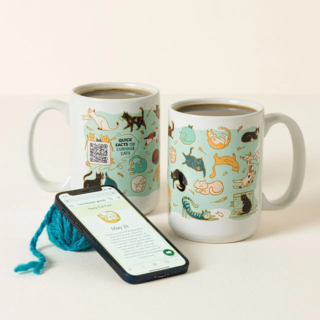 Cat Person Interactive QR Mug