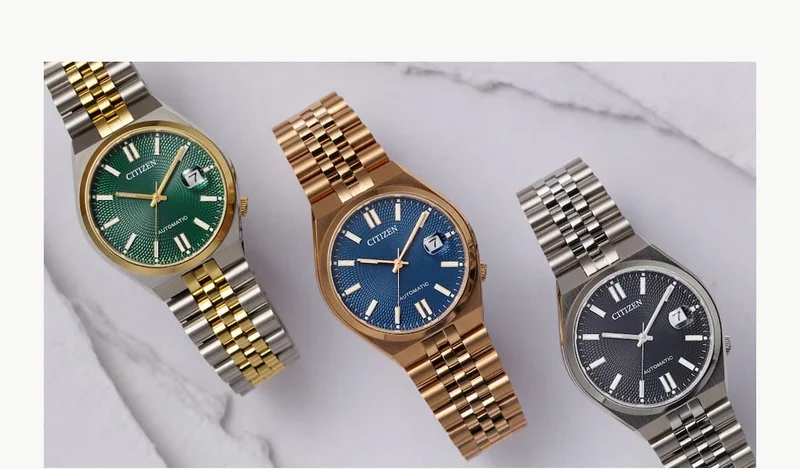 Featuring the enhanced 8310 movementwith a 60-hour reserve, the TSUYOSA 60 comes in Green, Blue, and Black.