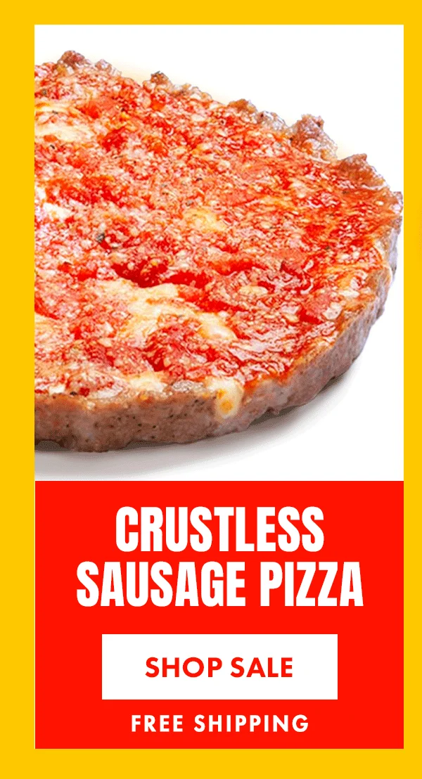 Crustless Sausage Pizza