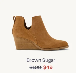 Gwen Brown Suede Wedge Boot - Image