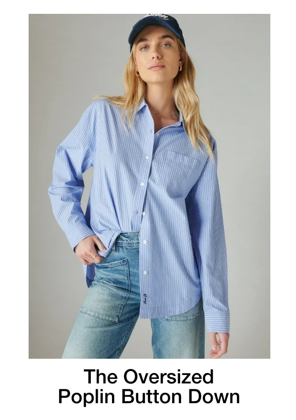 The Oversized | Poplin Button Down