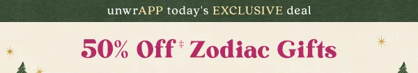 50% Off Zodiac Gifts