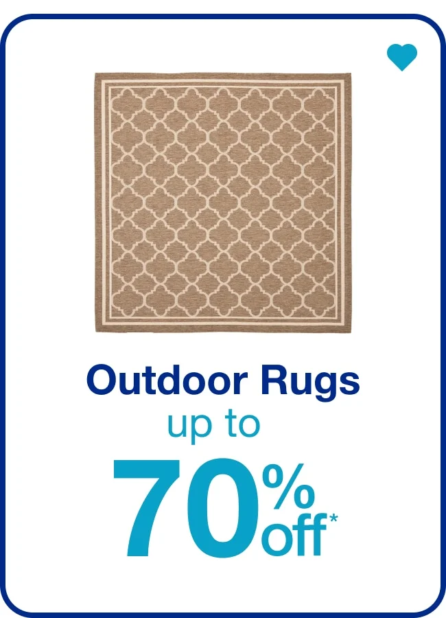 Up to 70% Off Outdoor Rugs — Shop Now!