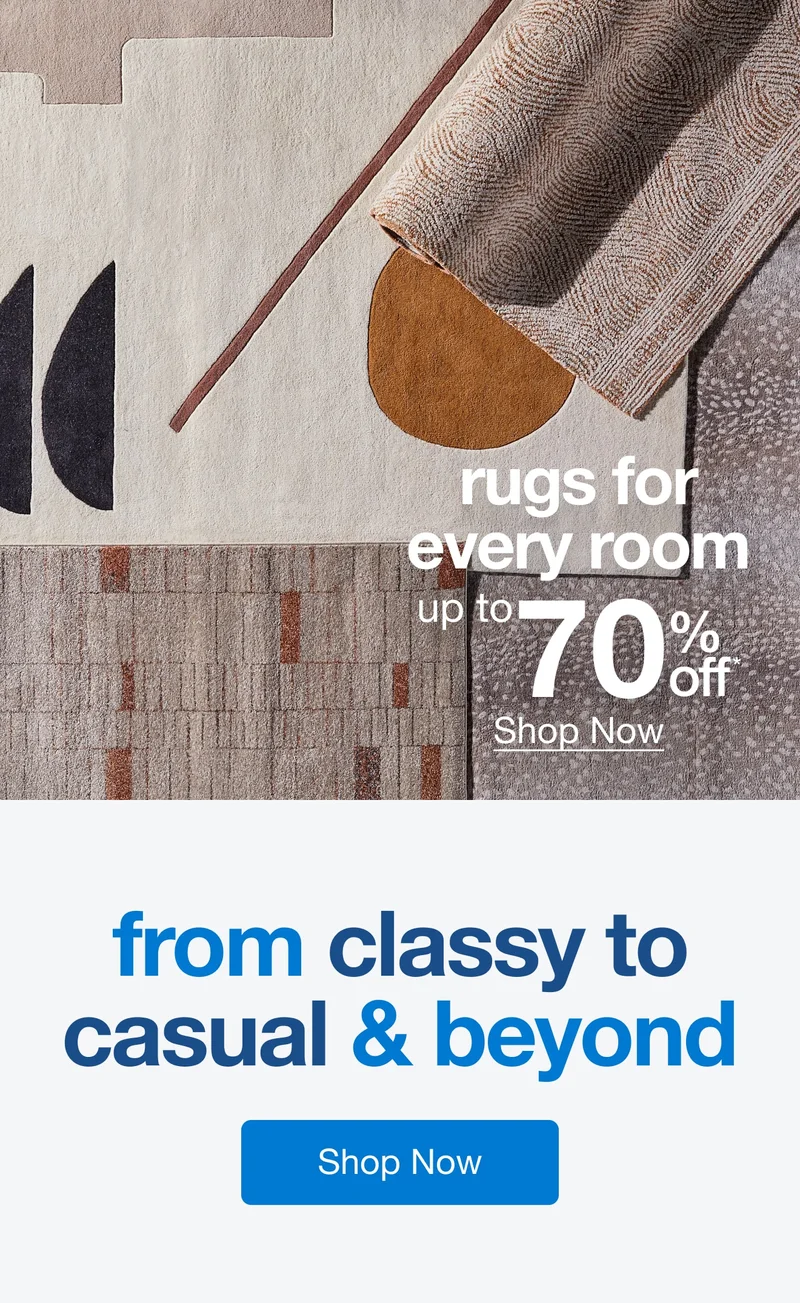 Rugs for Every Room Up to 70% Off — Shop Now!