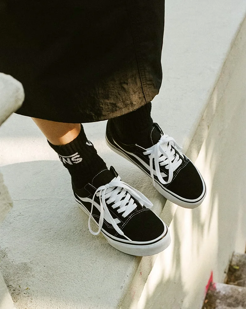 Black White Old Skool Shoe