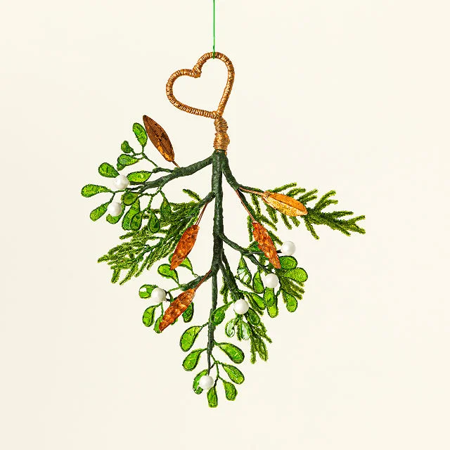 Kiss Under the Mistletoe Wall Art