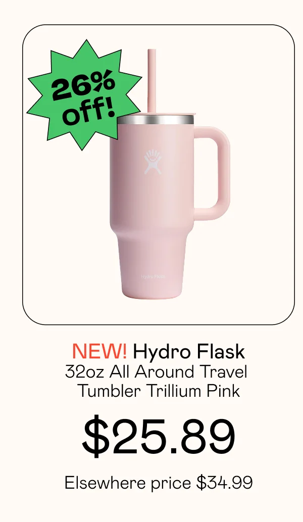 32oz All Around Travel Tumbler - Trillium Pink