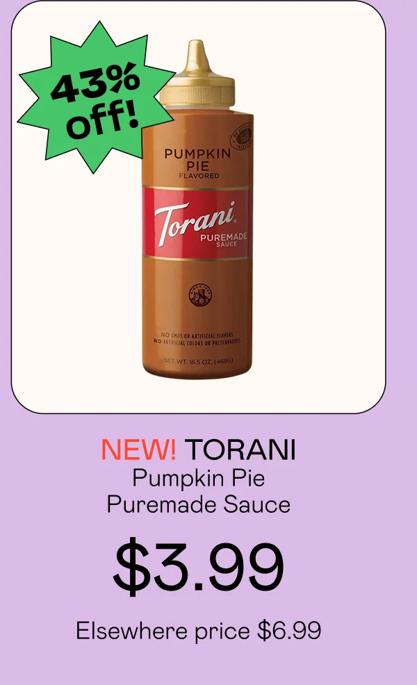 Pumpkin Pie Puremade Sauce