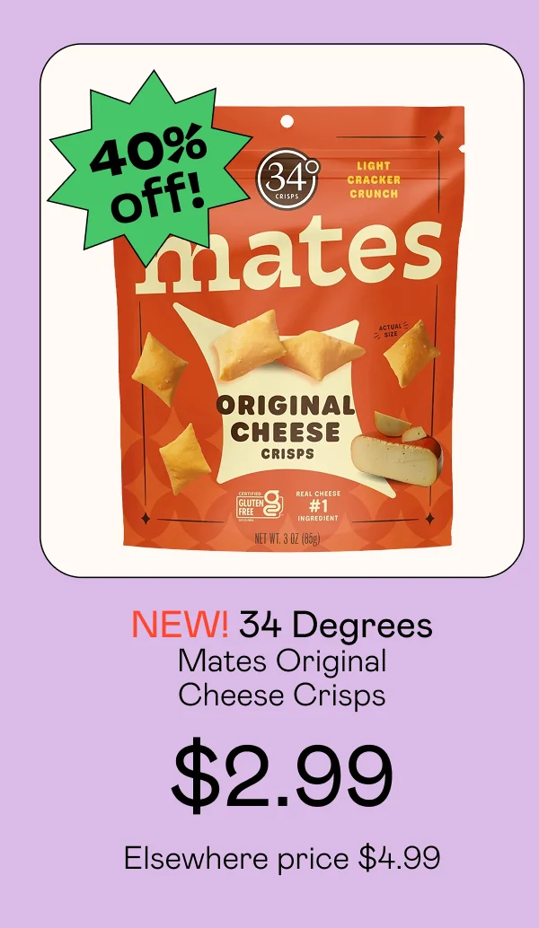 Mates Original Cheese Crisps